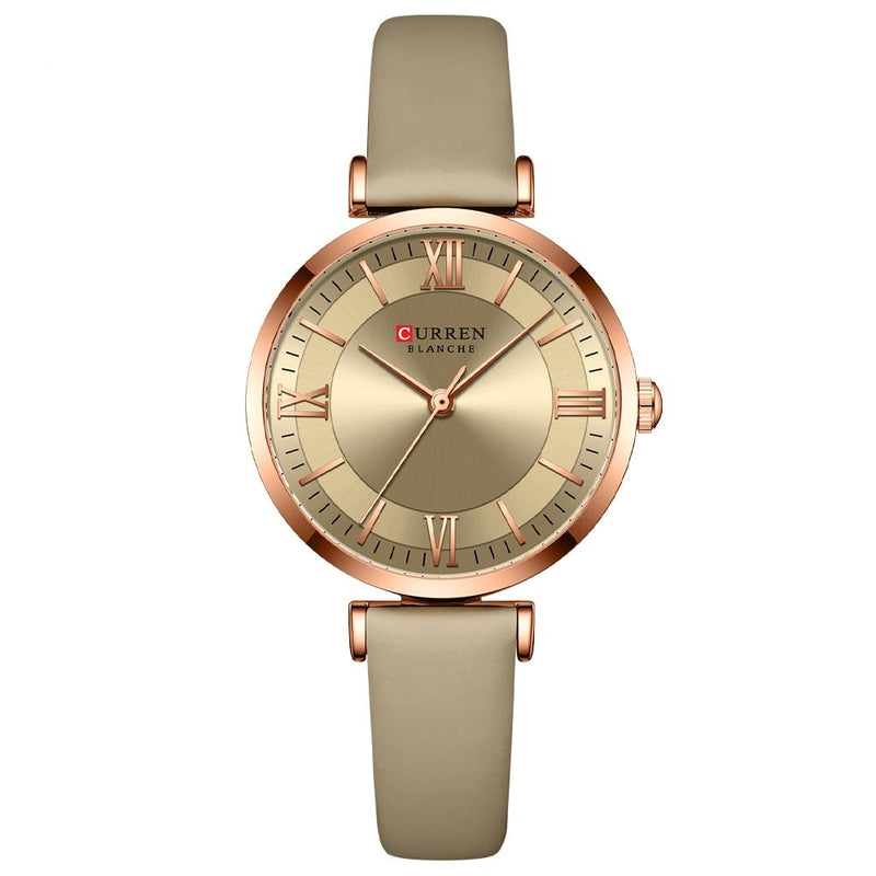 Relógio Feminino Curren Quartzo Green Dial