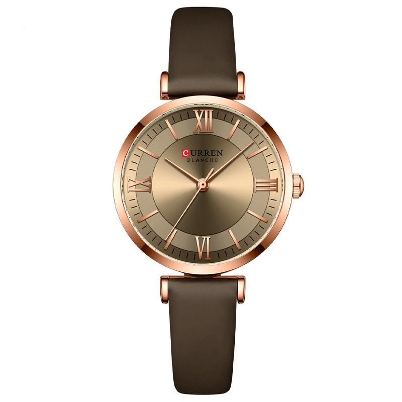 Relógio Feminino Curren Quartzo Green Dial