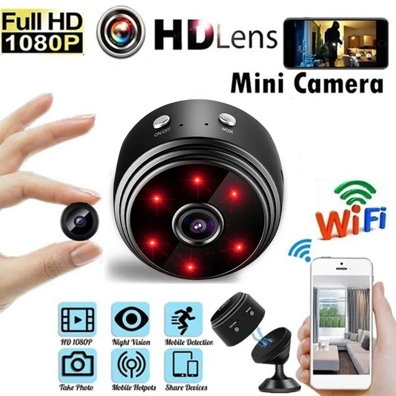 Mini Câmera de Vigilância A9 Wifi 1080p HD Gravador De Vídeo Sem Fio