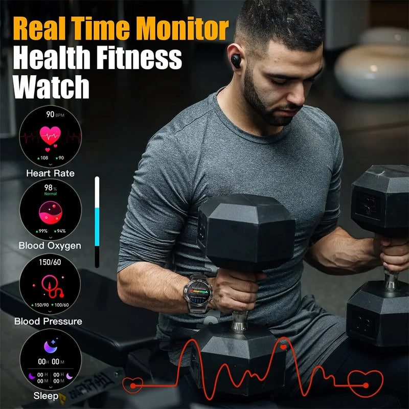 Smartwatch Esportivo Masculino  Android IOS K52